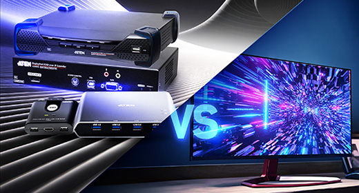 KVM 與螢幕內建 KVM 功能的差異分析